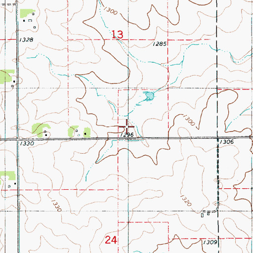 Topographic Map of Wittenbreer Marsh, IA