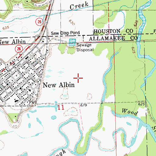 Topographic Map of Pool Slough Wildlife Management Area, IA