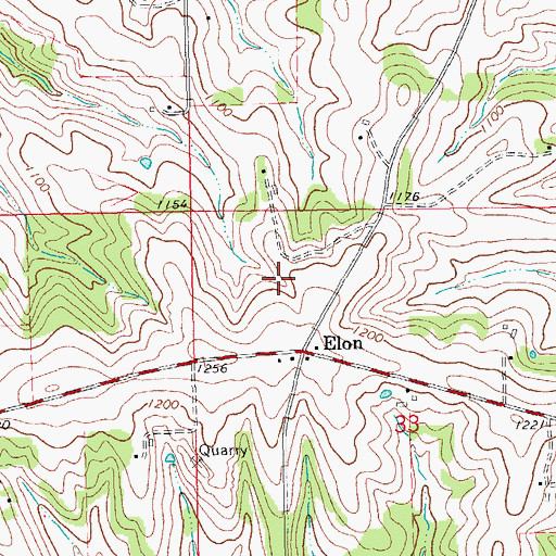 Topographic Map of Reynolds Plot, IA
