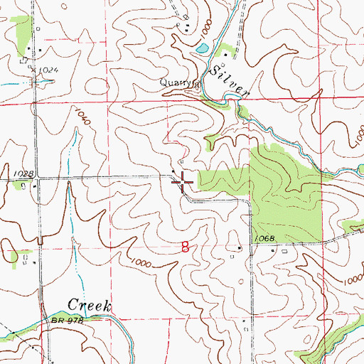 Topographic Map of Wagner Post Office (historical), IA