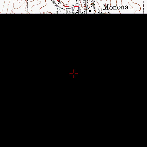 Topographic Map of MFL MarMac High School, IA