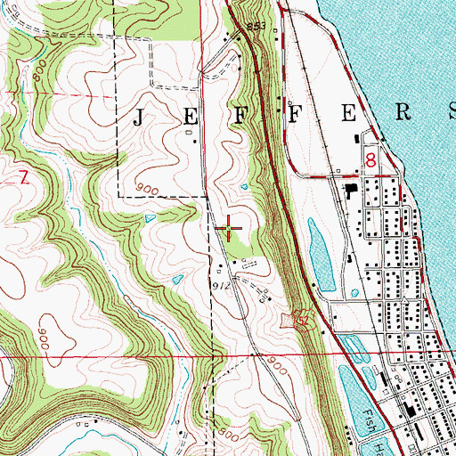 Topographic Map of Guttenberg Care Center, IA