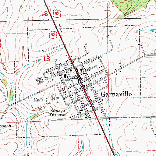 Topographic Map of Elkader Medical Associates Office, IA