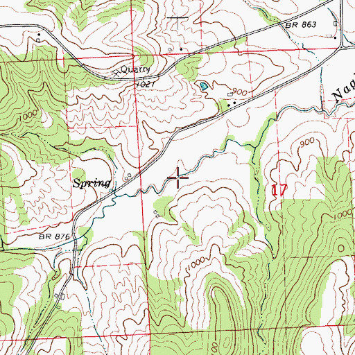 Topographic Map of Rothfusz Cemetery, IA