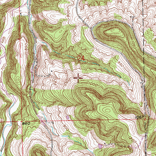 Topographic Map of Turkey River (historical), IA