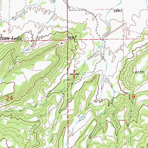 Topographic Map of Dry Creek, CO