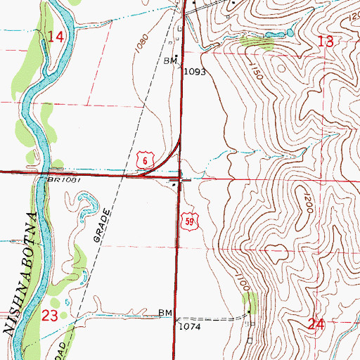 Topographic Map of Fellowship of Faith Christian Center, IA