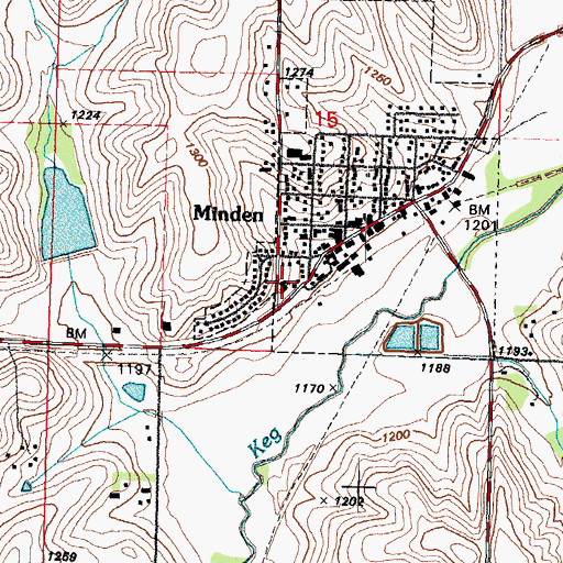 Topographic Map of United Church of Christ, IA