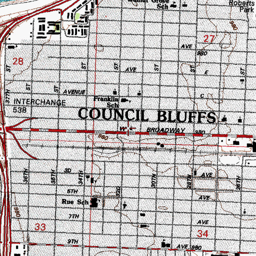 Topographic Map of Timothy Lutheran Church, IA