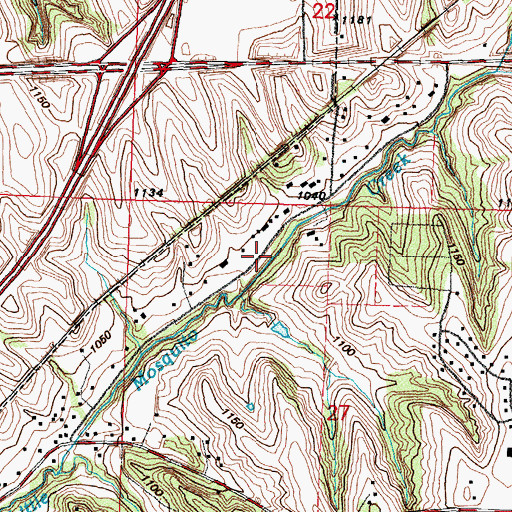 Topographic Map of Changing Hearts Church, IA