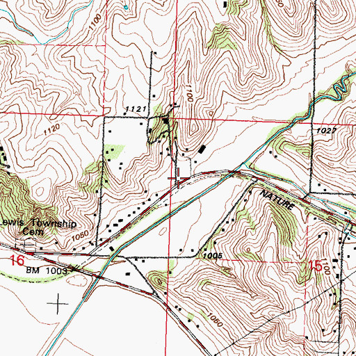 Topographic Map of Neoga (historical), IA