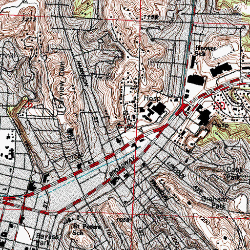 Topographic Map of Midwest Eye Care Center, IA