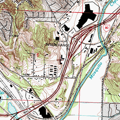 Topographic Map of Tobin Eye Institute, IA
