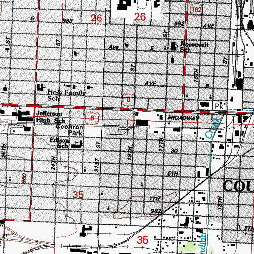 Topographic Map of Sundel Plaza, IA