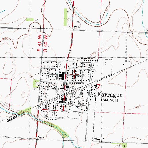 Topographic Map of Congregational United Church, IA