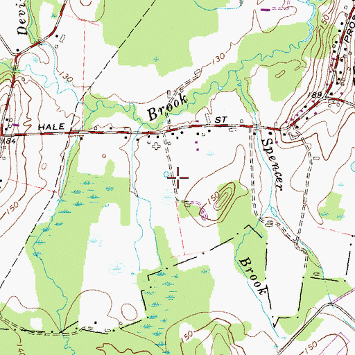 Topographic Map of Christian Field, CT