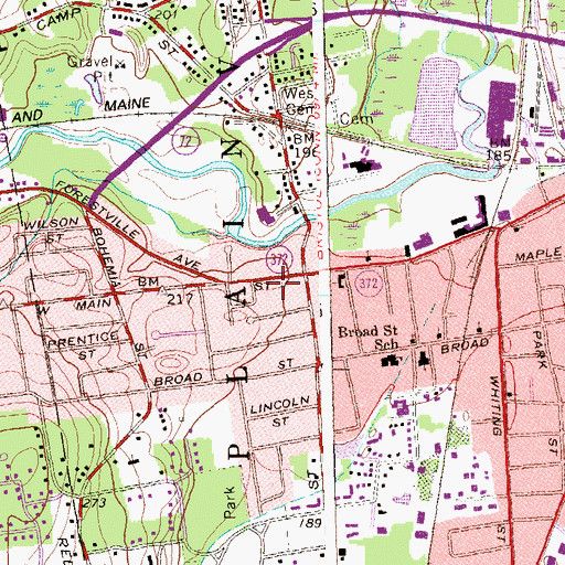 Topographic Map of Church of the Bible, CT