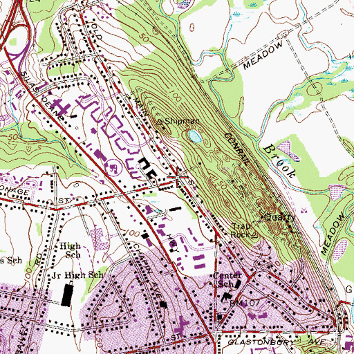 Topographic Map of Fort Deming (historical), CT
