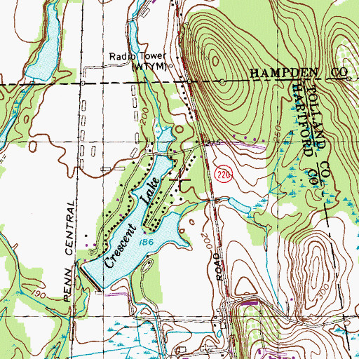 Topographic Map of Good Shepherd Assembly of God Church, CT