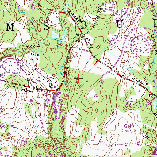 Topographic Map of Henry James Memorial School, CT