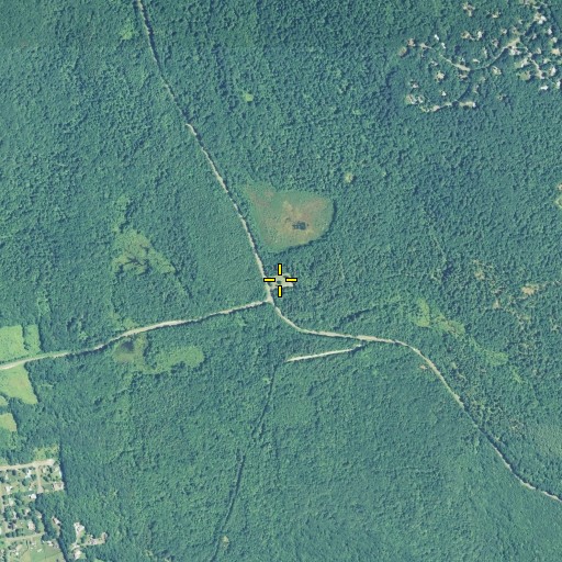 Aerial/Satellite Image of Lamson Corner Cemetery, CT
