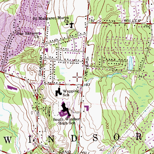 Topographic Map of Larry Duprey Complex, CT