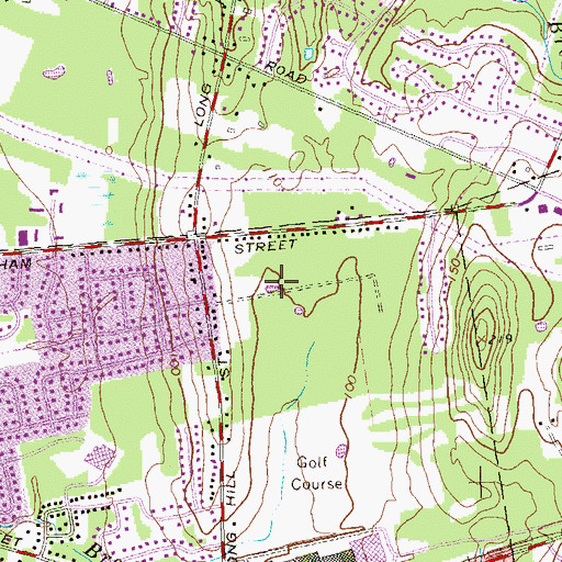 Topographic Map of Nature Park, CT