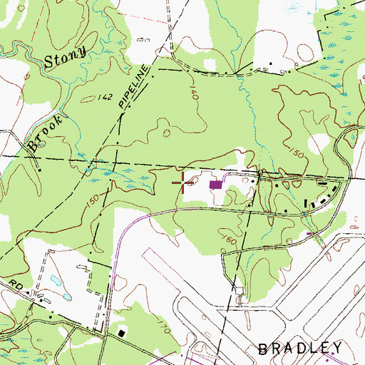 Topographic Map of New England Air Museum Research Library, CT