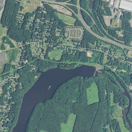 Aerial/Satellite Image of Rainbow Park, CT