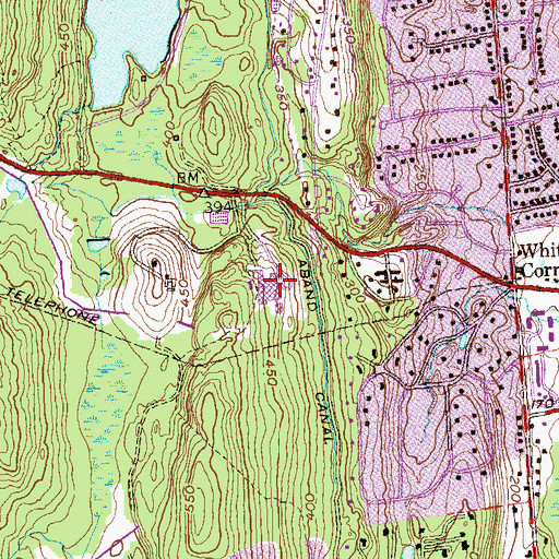 Topographic Map of Renbrook School, CT