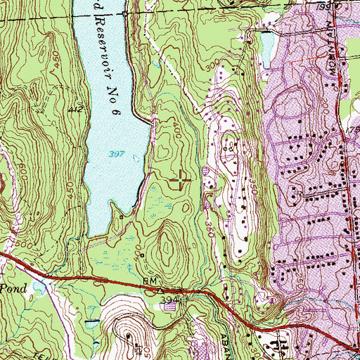 Topographic Map of Rochambeau Campsite (historical), CT