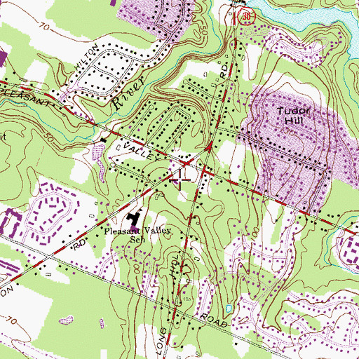 Topographic Map of Saint Francis of Assisi Church, CT