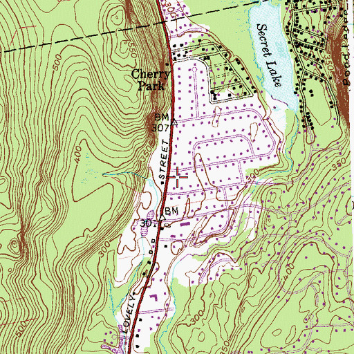 Topographic Map of Saint Matthew Lutheran Church, CT