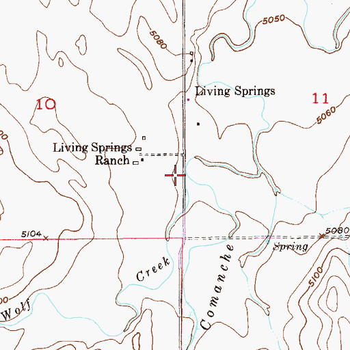Topographic Map of Wolf Creek, CO