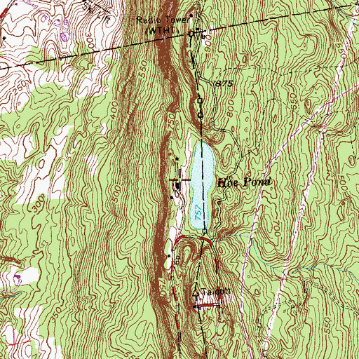 Topographic Map of Talcott Mountain Academy of Science and Mathematics, CT