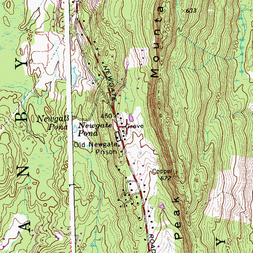 Topographic Map of Captain John Viets Cemetery, CT