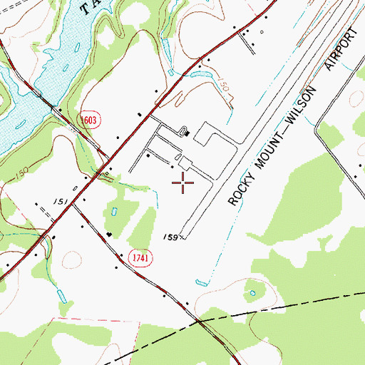 Topographic Map of Carters School (historical), NC