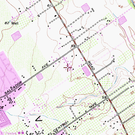 Topographic Map of Imola Contact Station Post Office, CA