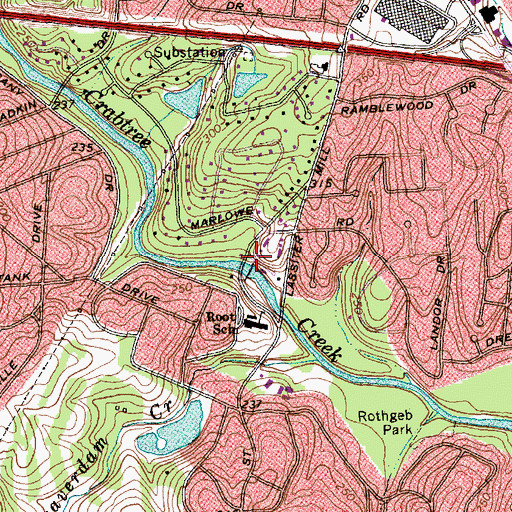 Topographic Map of Lassiters Mill (historical), NC