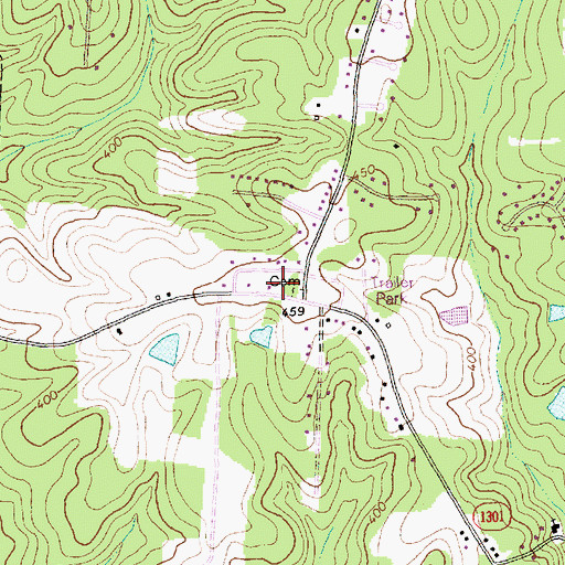 Topographic Map of Level Grove Church (historical), NC
