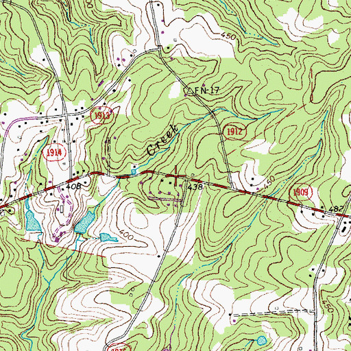 Topographic Map of Sunrise School (historical), NC