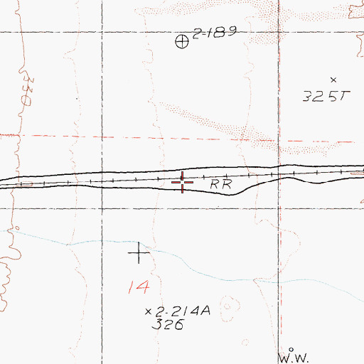 Topographic Map of King (historical), CA