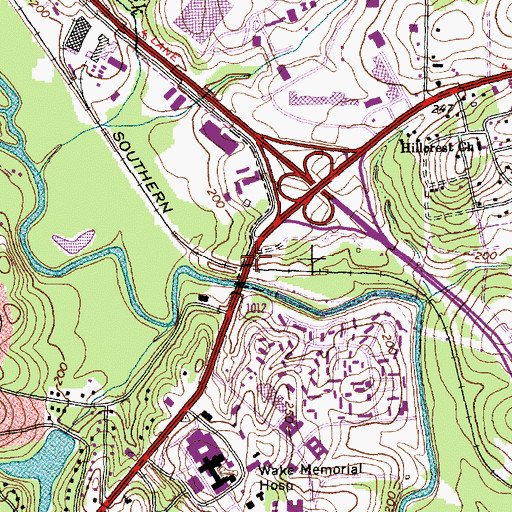 Topographic Map of Boushell (historical), NC