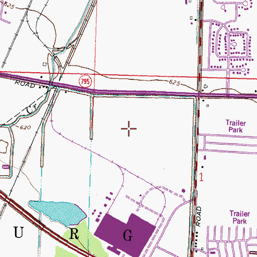 Topographic Map of Cedar Business Center, OH
