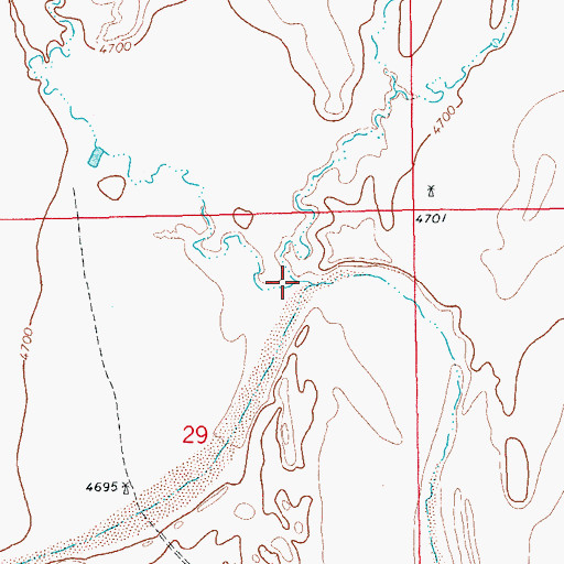 Topographic Map of Buffalo Basin, CO