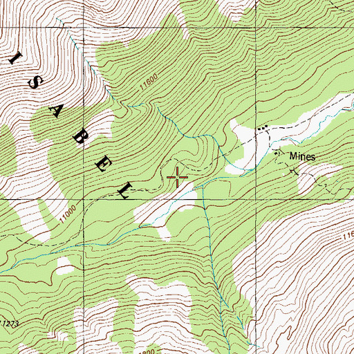 Topographic Map of T-Cross Ranch, CO