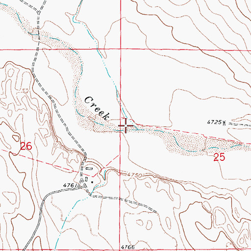 Topographic Map of McKenzie Draw, CO