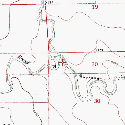 Topographic Map of Sand Arroyo, CO