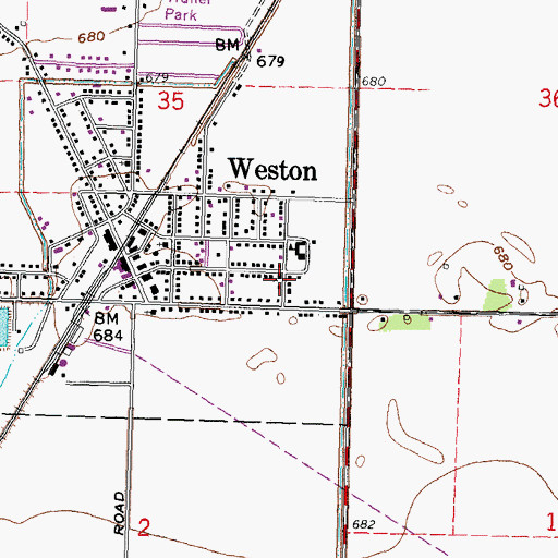 Topographic Map of Sonlight Christian Assembly of God Church, OH