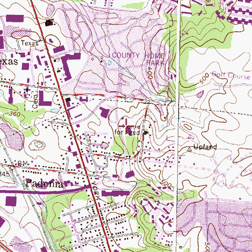Topographic Map of Cockeysville Area Branch Baltimore County Public Library, MD